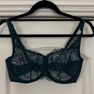 Soma Teal Lace Underwire Bra